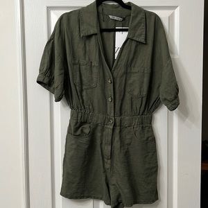 Zara S/S Olive Romper